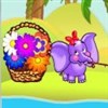 Jolly and Pad, two elephants that are gathering flowers for a birthday party.While going around the 30 islands, they meet and play with various animals such as parrots, fish and seagulls.The flowers are forming interesting shapes and hide many surprises.