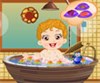 Cute Little Baby Bathing A Free Dress-Up Game