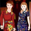 Dress up this cute model of a Chinese wedding couple. Drag and drop the various clothes, accessories, and hair onto your character to dress up and make them look their best.