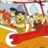 Sort the tiles of flintstone game and place the tiles in the correct position of the frame.