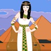 Cleopatra was the last pharaoh of Egypt. She was known also as "Queen of the Nile". The clothes she wore were unique, with greek and roman influences. Define her look and choose for her either a formal or a casual dress, and a matching hairstyle. Complete her outfit with some beautiful egyptian accessories and sandals.