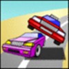 Drive the taxi using the maximum possible speed. Press the arrow keys to dodge other cars, accelerate and decelerate, and press the spacebar to jump over them.