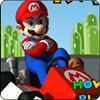 Mario is racing again with Toad,Lugi, princess,bowser,etc. However, It is not easy for Mario to get to the first place, he will has to stop his opponents from passing him by taking all of them out of the race. Go and help mario win the race