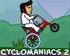 CycloManiacs 2 by SuperVillains LongAnimals and robotJAM. Cyclo King is back, this time with a quest to save Princess Jennifer from all the original CycloManiacs who have become ninjas in a ninja theme park.
39 new tracks, 50 riders, mini games and lots of hidden stuff.