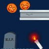 Use your torch to guide the pumpkins to the gates of hell! The game is simple: Just click to make the pumpkins roll in the direction of your mouse. You have to guide them to the gates, but many obstacles are in your way. Using good timing and strategy, guide them to the end! Avoid obstacles such as sawblades and explosions. Try to beat all of the levels!