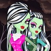 Frankie Stein is the daughter of Frankenstein, she is 15 days old and she has a cute puppy pet named Watzit. Her Monster High girl friends consider her very friendly and with the perfect figure for fashion. Frankie misses her parents a lot so she has decided to go and visit them for the weekend. Check out what fashionable, colorful, girly and fabulous outfits you can come up with for Frankie to make her parents proud of her. Enjoy!