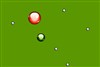 Your aim is to control the green ball escape obstacles to bump the red ball.
