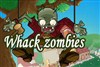 Zombies are coming out! They may destory your world! Whack quickly to stop them!