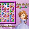 Help Princess Sofia the First on their mission in this Bejeweled Game. Get together 3 or more equal objects to score points, hurry up! the time is about to finish and their mission wiil fail.