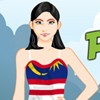 Dress up this cute model of a Malaysia girl. Drag and drop the various clothes, accessories, and hair onto your character to dress up and make them look their best.