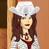 Dress up Cindy walking down the great wild, wild west in cow wrangling fashions. Click and pick the various tops and bottoms, necklaces, hair, and other accessories onto Cindy to dress her up and make her look her best during her high noon shoot out. A yee-ha good time!