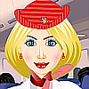 Dress up this stewardess with various different in flight styles. There are a variety of dresses, earrings, shoes, hair, necklaces, hats, and eye and lip colors for you to choose from to make her look her best. After you dress her up the flight will be so much fun when she`s serving in first class.